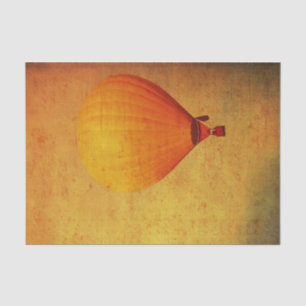 Vintage Yellow Hot Air Balloon Tissue Paper