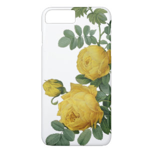 Vintage yellow rose painting case