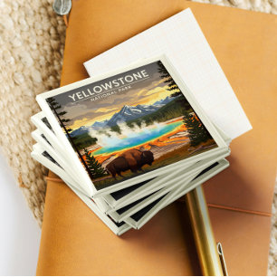 Vintage Yellowstone National Park Magnet