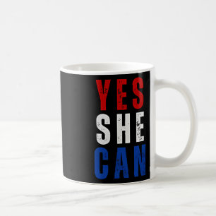 Vintage Yes She Can Kamala Harris 2024 Elections  Coffee Mug
