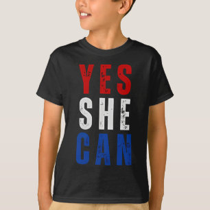 Vintage Yes She Can Kamala Harris 2024 Elections T-Shirt