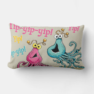 Vintage Yip-Yips Lumbar Pillow