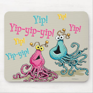 Vintage Yip-Yips Mouse Pad