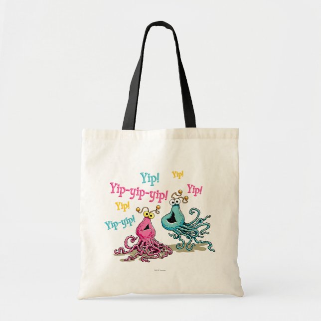 Vintage Yip-Yips Tote Bag (Front)