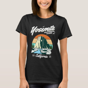 Vintage Yosemite National Park Mountain California T-Shirt