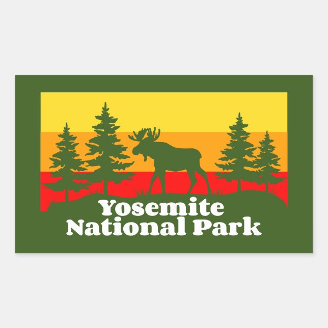 Vintage Yosemite Sticker (Front)