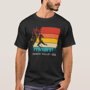 Vintage Yosemite Valley USA Rock Climbing Boulderi T-Shirt
