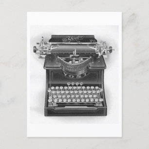 Vintage Yost Typewriter Postcard