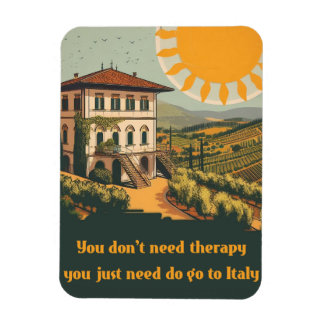 Vintage | you need to go to Italy Magnet