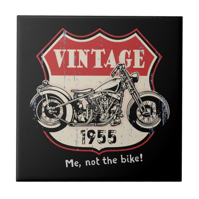 Vintage (Your Year or Name) Tile (Front)