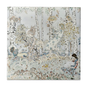 Vintage Youthe by Jessie Marion King Tile