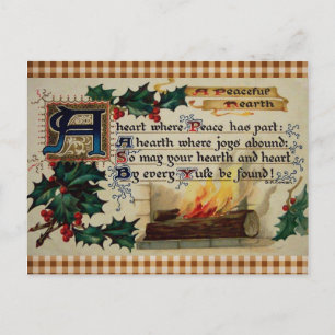 Vintage Yule Postcard