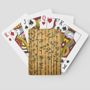Vintage Zen Forest Bamboo Playing Cards