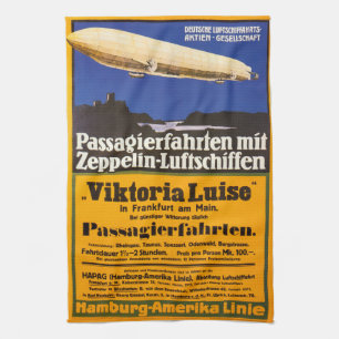 Vintage Zeppelin Viktoria Luise Kitchen Towel