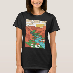 Vintage Zion National Park I Hiked Angels Landing  T-Shirt