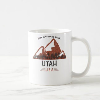 Vintage Zion National Park Utah Coffee Mug