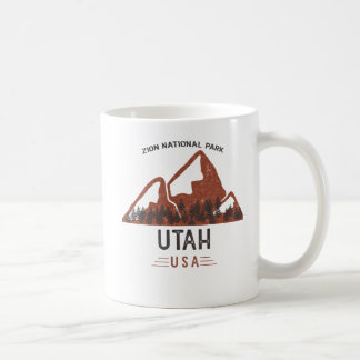 Vintage Zion National Park Utah Coffee Mug