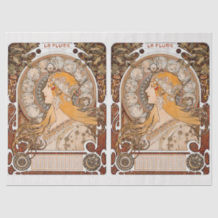 Vintage Zodiac Collage Decoupage Tissue Paper