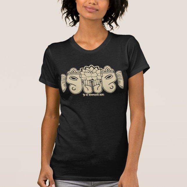 Vintaged Ganesh Mantra Tshirt (Front)