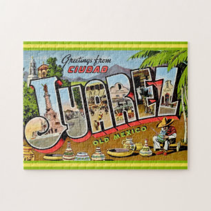 VintageJuarez Mexico 11x14  Jigsaw Puzzle