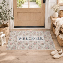 VintageRustic Shabby Chic Floral on Wood Farmhouse