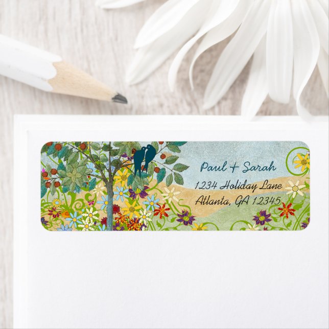 Vintages Inséparables Fruit Tree Damask Hills (En situation)