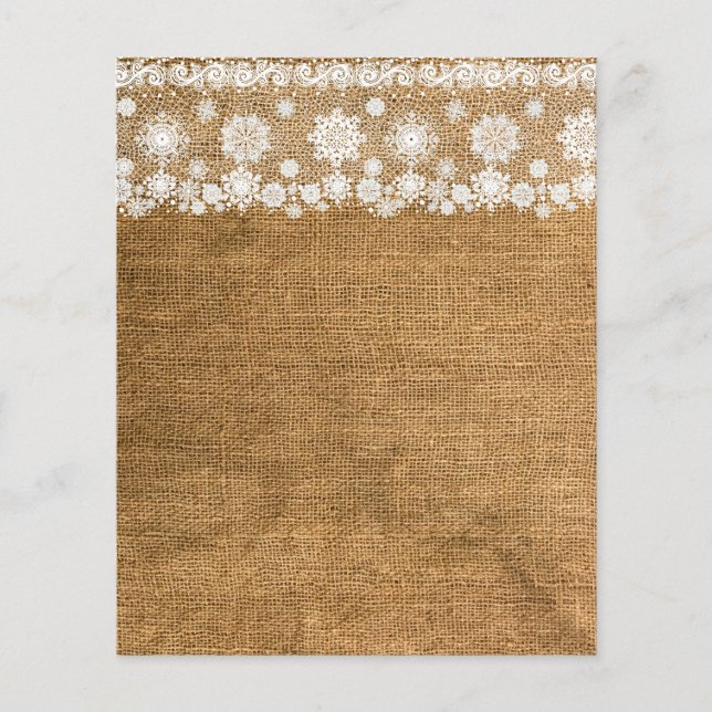 Vinter Holidays Christmas personalized flyer (Front)