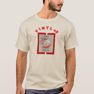 Vinyl 45 Red & Grey 2 T-Shirt