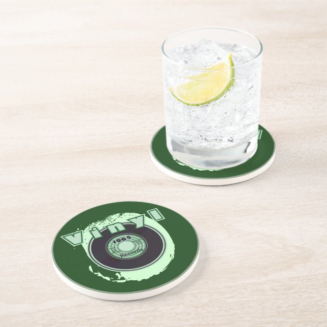 VINYL 45 RPM Record 1965 Coaster (Side)