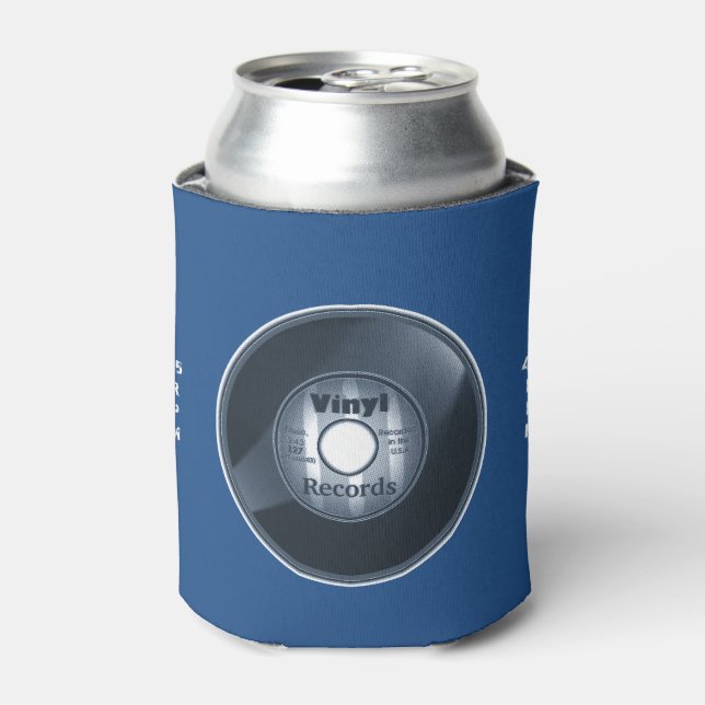 VINYL 45 RPM record, Blue Can Cooler (Can Front)