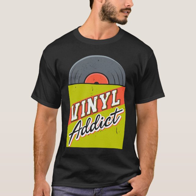 Vinyl Addict T-Shirt (Front)