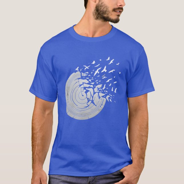 Vinyl and Birds boy T-Shirt (Front)
