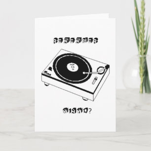 Vinyl Card