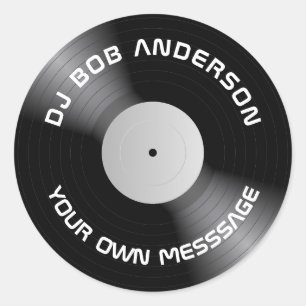 Vinyl Classic Round Sticker