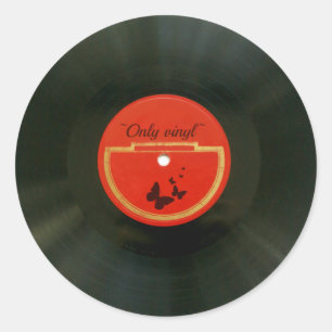 Vinyl Classic Round Sticker
