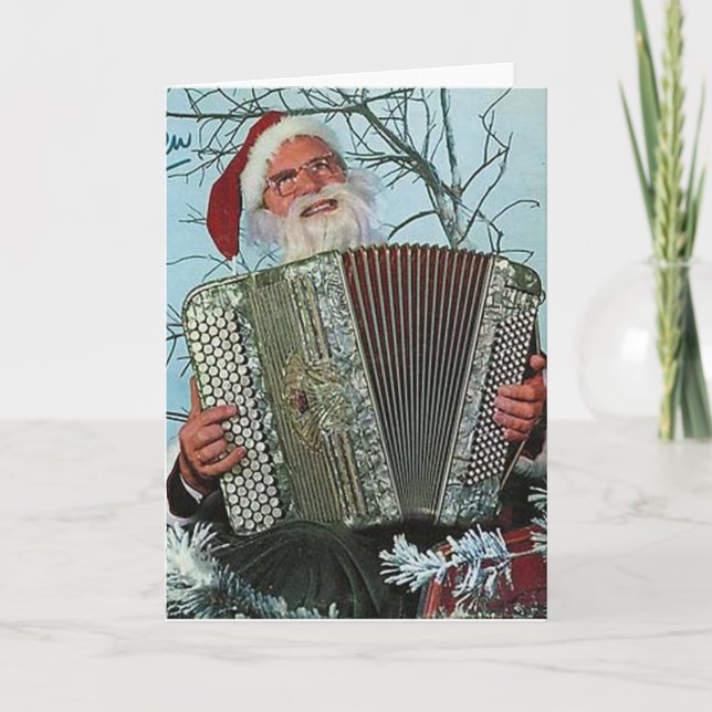 Vinyl Cover Christmas Card (Front)