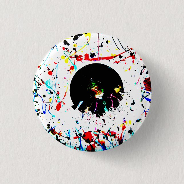 Vinyl Crash Products 1 Inch Round Button (Front)
