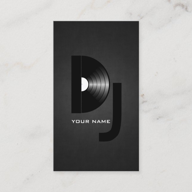 Vinyl DJ Carte de visite (Devant)