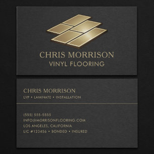 Vinyl Flooring Professional Business Card