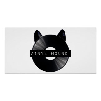 Vinyl Hound Poster (Glossy Finish)