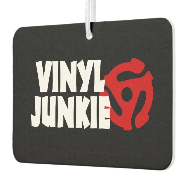 Vinyl Junkie Air Freshener (Left)