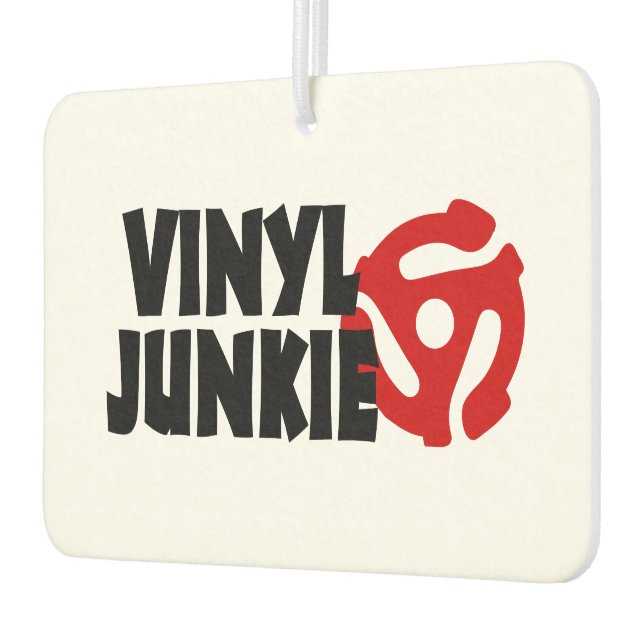 Vinyl Junkie Air Freshener (Left)