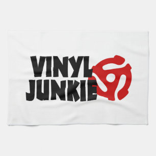 Vinyl Junkie Kitchen Towel