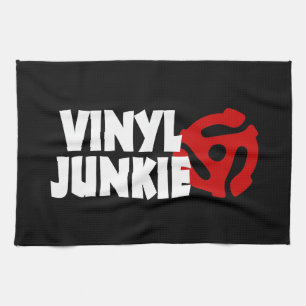Vinyl Junkie Kitchen Towel