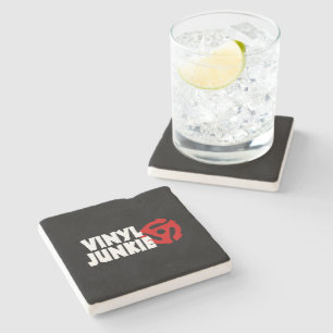 Vinyl Junkie Stone Coaster