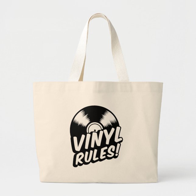 vinyl large tote bag (Front)