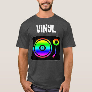 Vinyl LGBT Vintage Record Music Player Turntable D T-Shirt