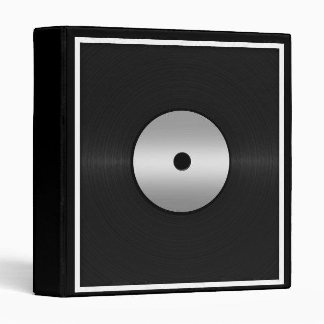 Vinyl-Look LP Record Binder (Front/Spine)