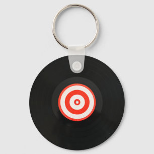 Vinyl LP record album keychain