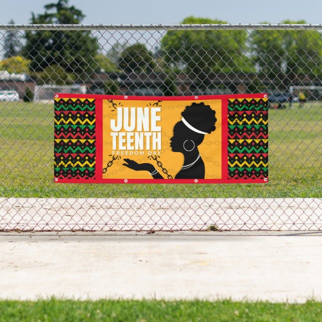 Vinyl Outdoor Banner Juneteenth Celebration (Insitu)